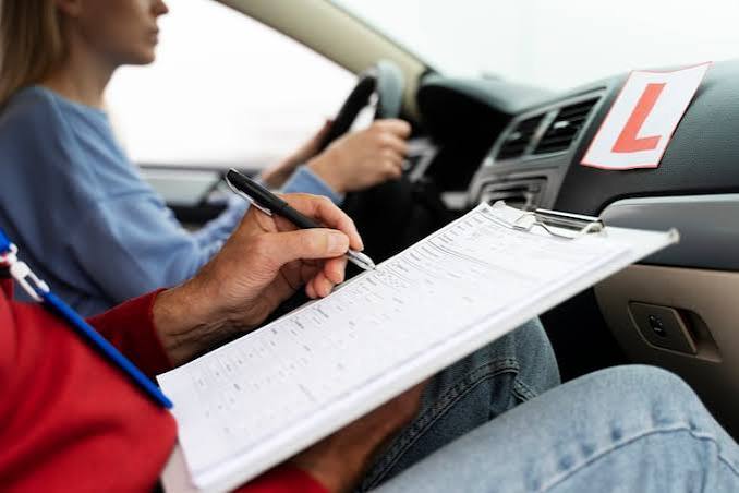 Learner driver preparing for a WA practical driving assessment (PDA) with an instructor